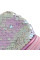 Пенал м'який YES TP-24 Sneakers with sequins pink (532723)