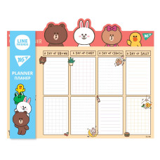 Планинг YES настольный Line Friends 34 5x28 2 см 52 листа (252176)