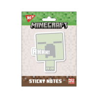 Папір з липким шаром фігурний Minecraft Creeper 40 аркушів YES (170398)