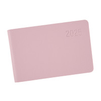 Щотижневик 10х15см Leo Planner датований 2025 Monaco димчасто-рожевий 128 стор (252563)