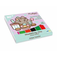 Пластилин Yes 12 цв. 240г Pusheen (540597)