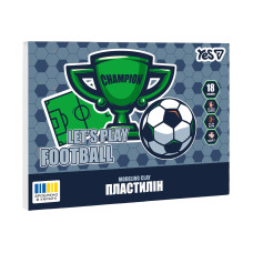 Пластилін Yes Football 18 кольорів 360 г (540715)