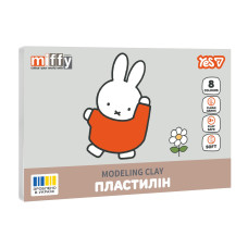 Пластилін Yes Miffy 8 кольорів 160 г (540717)