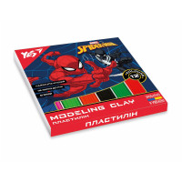 Пластилин Yes 12 цв. 240г Marvel.Spiderman (540598)