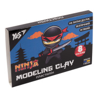 Пластилин YES Ninja 8 цветов 160 г (540630)