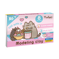 Пластилін Pusheen 8 кольорів 160 г YES (540657)
