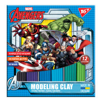 Пластилин YES Marvel.Avengers 12 цв. 240г (540509)