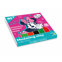 Пластилин Yes 12 цв. 240г Minnie (540595)