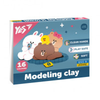 Пластилин Yes Line Friends 16 цветов 320 г (540675)