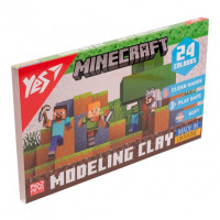 Пластилин YES Minecraft 24 цветов 480 г (540682)