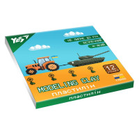 Пластилін 8 bit 12 кольорів 240 г YES (540639)