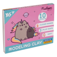 Пластилін Pusheen 10 кольорів 200 г YES (540663)