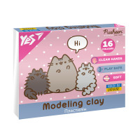 Пластилін Pusheen 16 кольорів 320 г YES (540694)