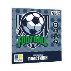 Пластилін Yes Football 12 кольорів 240 г (540714)