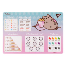 Підкладка для столу Pusheen Popcorn з підказками англ А3 Yes (492260)