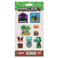 Набір наліпок 2D Yes Minecraft Characters (708531)