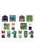 Набір наліпок 2D Yes Minecraft Characters (708531)