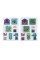Набір наліпок 2D Yes Minecraft Characters (708531)