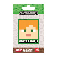 Наліпка 2D Yes Minecraft Alex (708509)