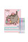 Розмальовка А4 Pusheen із гелевими ручками з гліттером 1 Вересня (450168)
