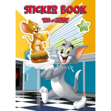 Стікербук з наліпками Tom and Jerry: Історії Тома і Джері Warner Bros. 21x29 Ідейка (SBL0002)