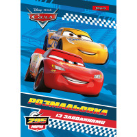 Розфарбування із завданнями 1вересня "Cars" (742850)