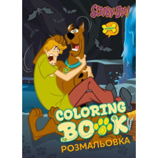 Книжка-розмальовка зі стікерами - Scooby-Doo Ідейка (LCB42)