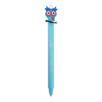 Ручка масляная YES Cute owl автоматическая 07 мм синяя (412007)