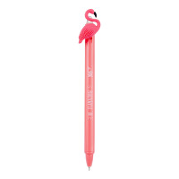 Ручка масляна YES Caribbean flamingo автоматична 07 мм синя (411996)