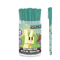 Ручка кулькова Yes Minecraft Spring 0,7 мм синя (412280)