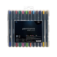 Ручка гелева Pentonic набір 12 цветов 0.6 мм LINC (411959)