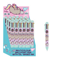 Ручка шариковая Pusheen 0.7 мм автоматическая 6 цветов YES (412246)