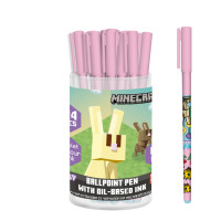 Ручка кулькова Yes Minecraft Spring 0,7 мм фіолетова (412282)