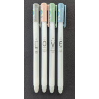 Набор ручек пиши-стирай Love 4 шт. Aihao 862A