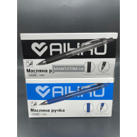 Ручка масляна автоматична упаковка Айхао 12 шт (AH5428V)