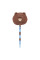 Ручка кулькова пухнаста YES Line Friends' Brown (412111)