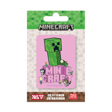 Наліпка 2D Yes Minecraft Spring Creeper (708516)