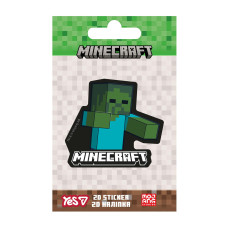 Наліпка 2D Yes Minecraft Zombie (708597)