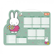 Шкільний розклад Yes Miffy картон 30х40см (470534)