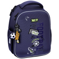 Рюкзак шкільний каркасний Yes Play Football H-100S для дівчини 35 см (550213)