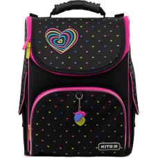 Рюкзак школьный каркасный с led-подсветкой Kite Education Hearts (K22-501S-4)