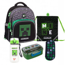 Рюкзак шкільний напівкаркасний + пенал + сумка Minecraft World S-91 Yes (550006К)