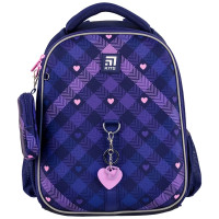 Рюкзак шкільний ортопедичний Kite NEW Education Check and Hearts 35x26x13 (K24-555S-1)