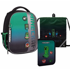 Набір рюкзак шкільний ортопедичний + пенал + сумка Yes Minecraft Icons H-100 (559861К01)