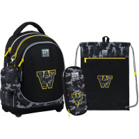 Набор школьный рюкзак + пенал + сумка Wonder Kite W camo (SET_WK22-724S-2)