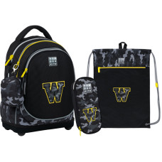 Набор школьный рюкзак + пенал + сумка Wonder Kite W camo (SET_WK22-724S-2)