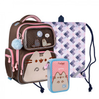 Набор рюкзак ортопедический + пенал + сумка YES S-101 Pusheen (559776)