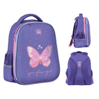 Рюкзак шкільний напівкаркасний GoPack Glowing 38 см (GO25-165M-4)