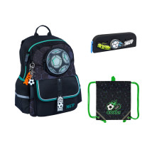 Набір шкільний рюкзак + пенал + сумка взуття Yes Football S-104S (550263К1)