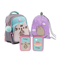 Набор школьный рюкзак + пенал + сумка YES S-91 Pusheen (553644К)
